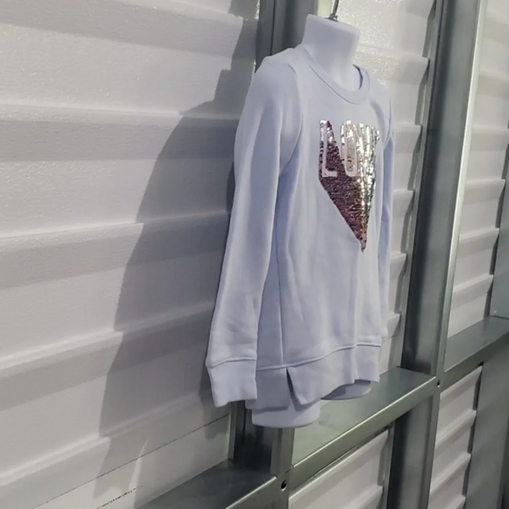 Flip sequins LOVE‎ sweatshirt 4/5T
